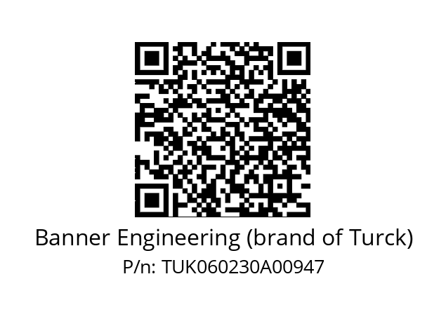  QS18VP6AF100Q Banner Engineering (brand of Turck) TUK060230A00947