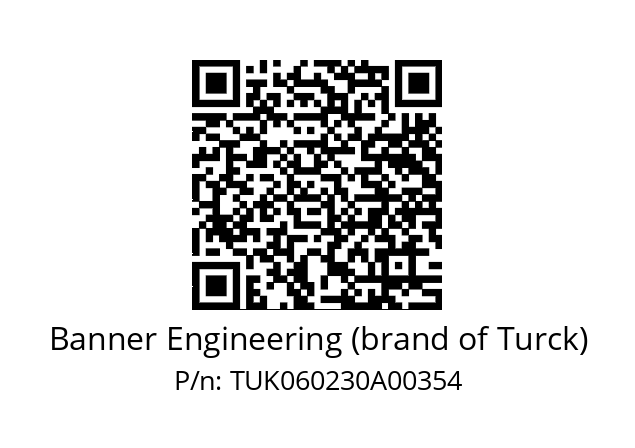  Q45BB6FQ5 Banner Engineering (brand of Turck) TUK060230A00354