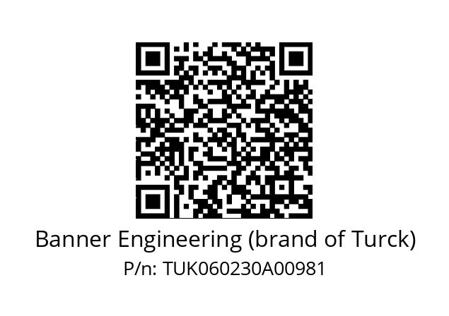   Banner Engineering (brand of Turck) TUK060230A00981