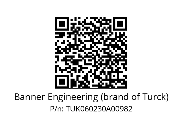   Banner Engineering (brand of Turck) TUK060230A00982