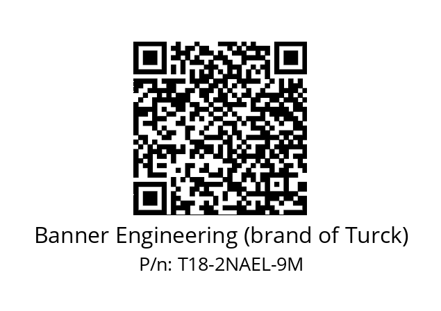   Banner Engineering (brand of Turck) T18-2NAEL-9M