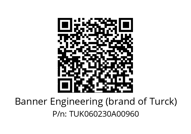   Banner Engineering (brand of Turck) TUK060230A00960