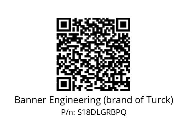   Banner Engineering (brand of Turck) S18DLGRBPQ