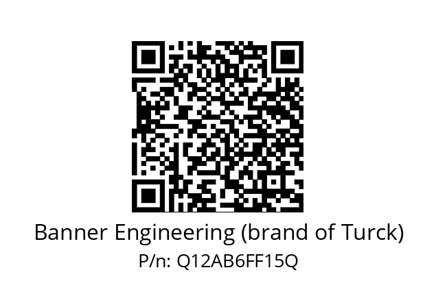   Banner Engineering (brand of Turck) Q12AB6FF15Q