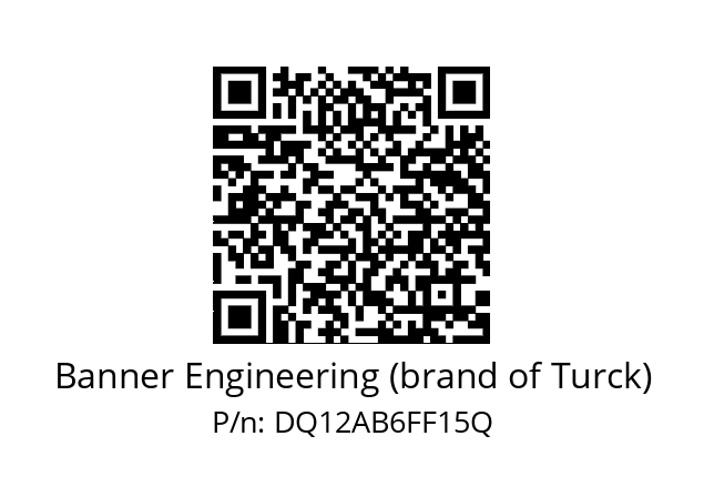   Banner Engineering (brand of Turck) DQ12AB6FF15Q