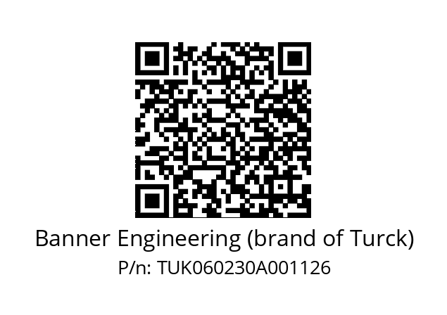   Banner Engineering (brand of Turck) TUK060230A001126