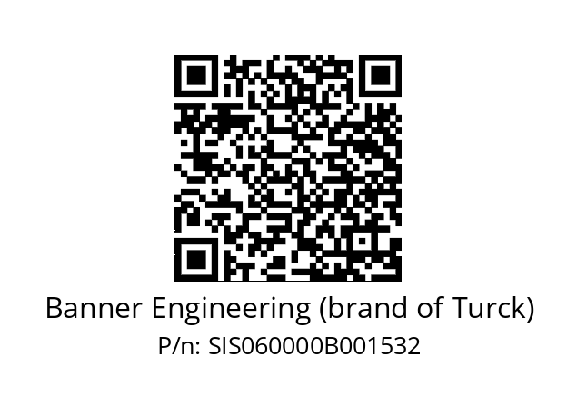   Banner Engineering (brand of Turck) SIS060000B001532