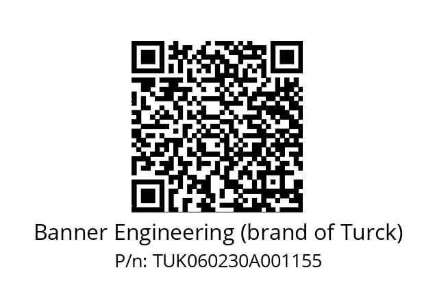   Banner Engineering (brand of Turck) TUK060230A001155