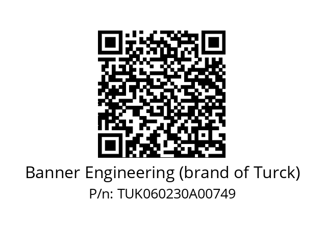   Banner Engineering (brand of Turck) TUK060230A00749