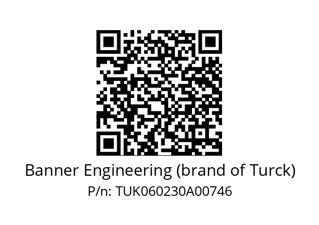   Banner Engineering (brand of Turck) TUK060230A00746