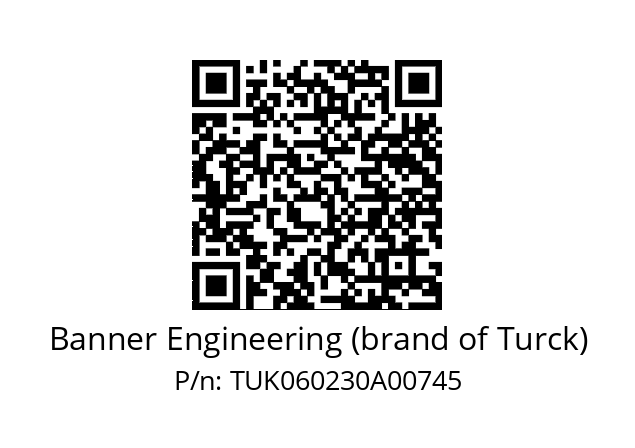   Banner Engineering (brand of Turck) TUK060230A00745