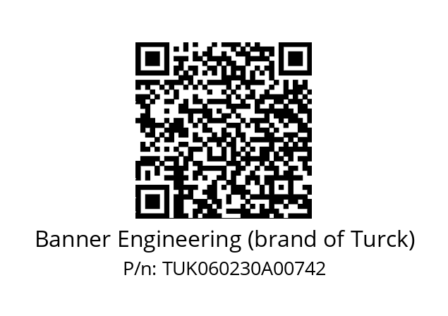   Banner Engineering (brand of Turck) TUK060230A00742