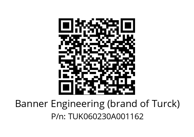   Banner Engineering (brand of Turck) TUK060230A001162