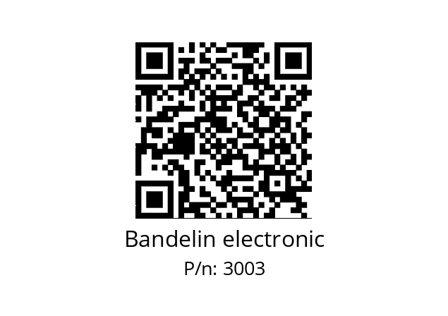   Bandelin electronic 3003