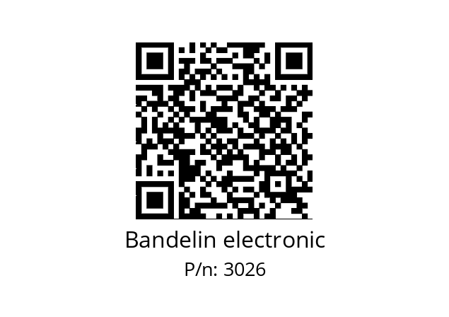   Bandelin electronic 3026