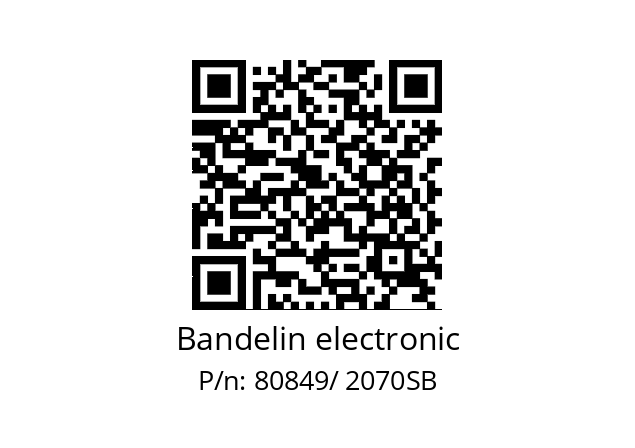   Bandelin electronic 80849/ 2070SB