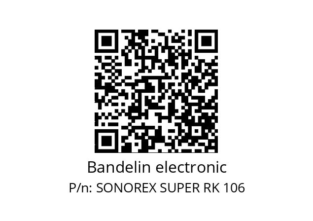   Bandelin electronic SONOREX SUPER RK 106