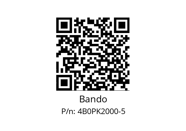   Bando 4B0PK2000-5