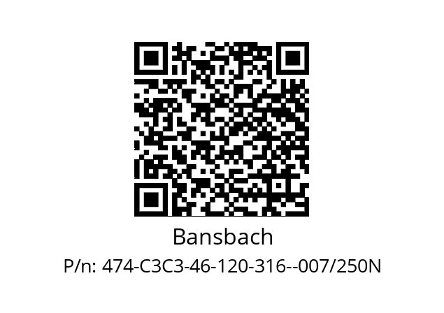   Bansbach 474-C3C3-46-120-316--007/250N