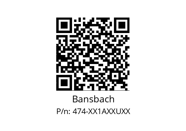   Bansbach 474-XX1AXXUXX