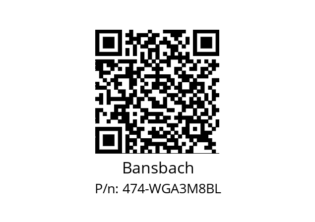   Bansbach 474-WGA3M8BL