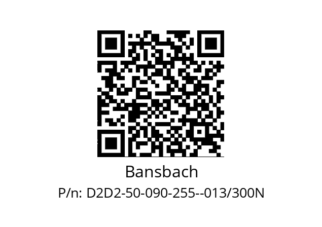   Bansbach D2D2-50-090-255--013/300N