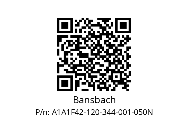   Bansbach A1A1F42-120-344-001-050N