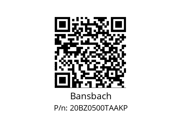   Bansbach 20BZ0500TAAKP