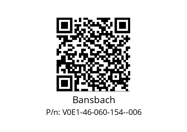   Bansbach V0E1-46-060-154--006