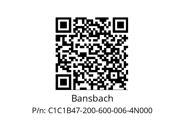   Bansbach C1C1B47-200-600-006-4N000