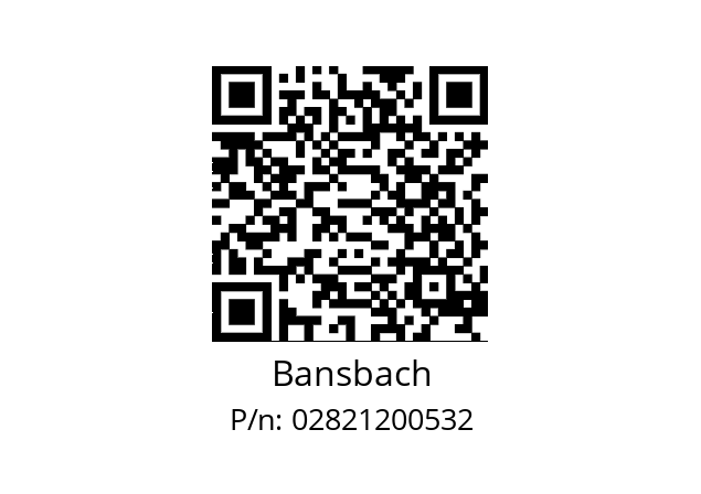   Bansbach 02821200532