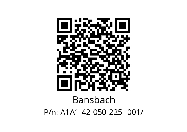   Bansbach A1A1-42-050-225--001/