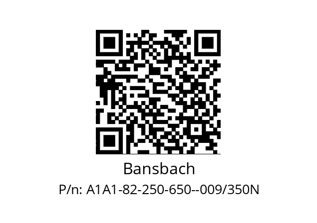   Bansbach A1A1-82-250-650--009/350N