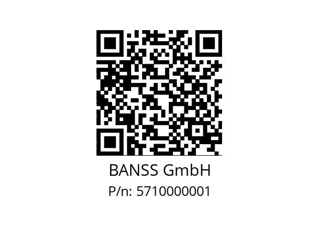   BANSS GmbH 5710000001