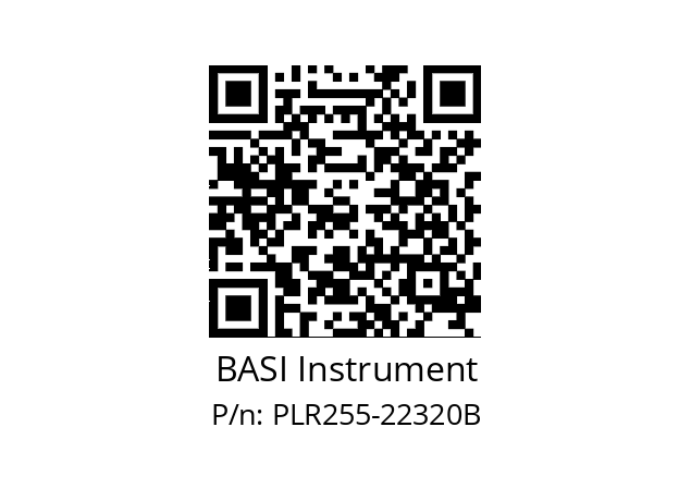   BASI Instrument PLR255-22320B