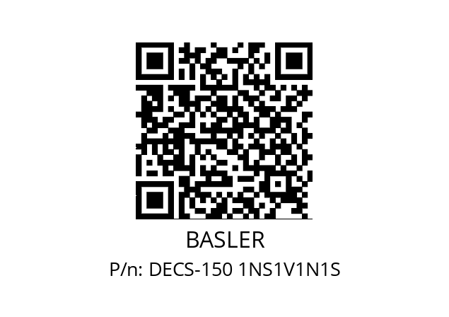   BASLER DECS-150 1NS1V1N1S