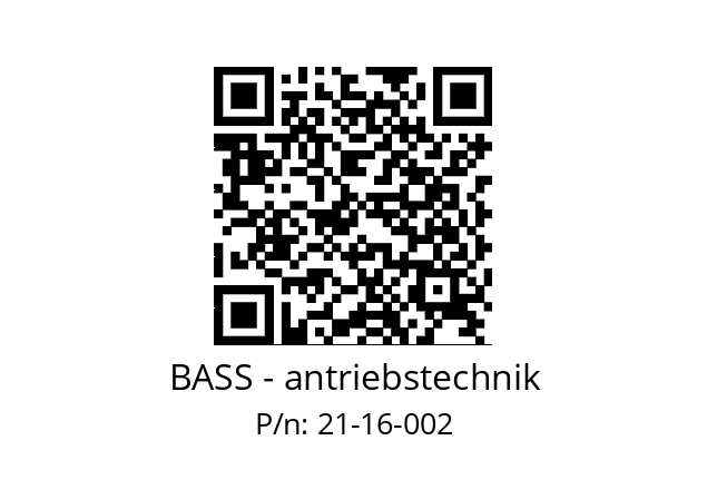   BASS - antriebstechnik 21-16-002