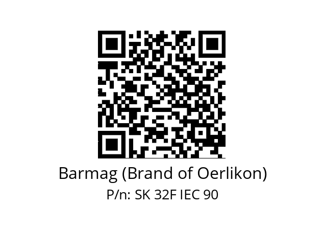   Barmag (Brand of Oerlikon) SK 32F IEC 90