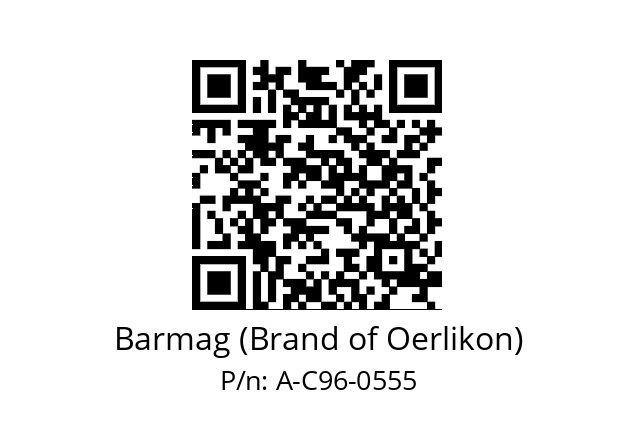   Barmag (Brand of Oerlikon) A-C96-0555