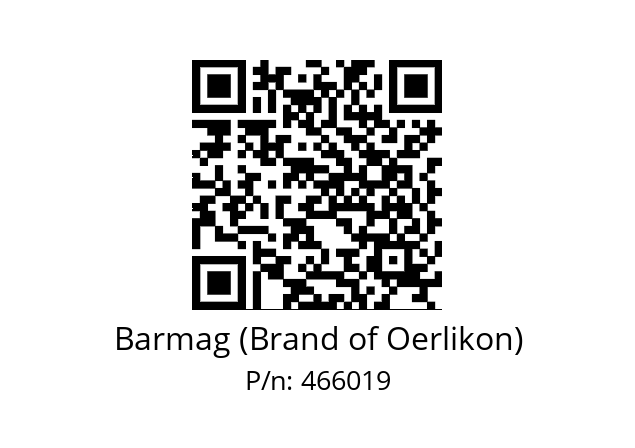   Barmag (Brand of Oerlikon) 466019