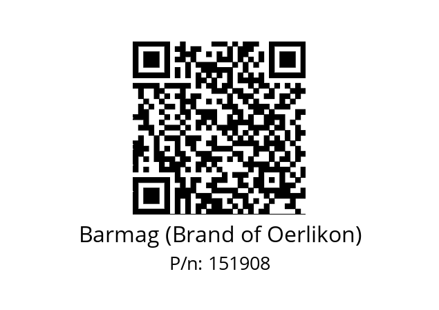   Barmag (Brand of Oerlikon) 151908