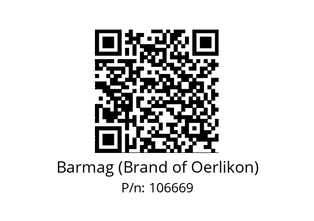   Barmag (Brand of Oerlikon) 106669