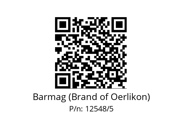   Barmag (Brand of Oerlikon) 12548/5