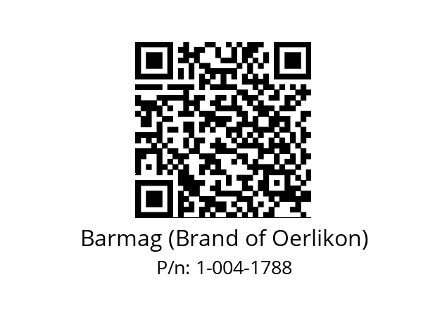   Barmag (Brand of Oerlikon) 1-004-1788