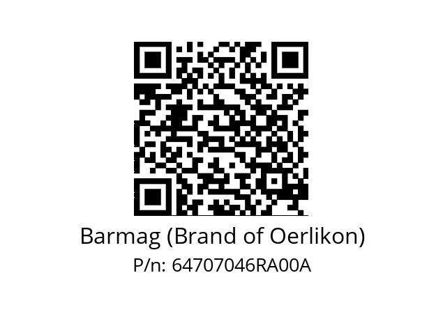   Barmag (Brand of Oerlikon) 64707046RA00A