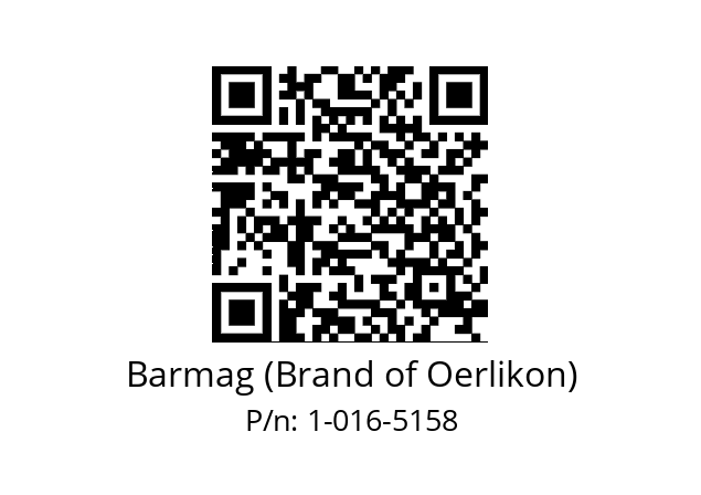   Barmag (Brand of Oerlikon) 1-016-5158