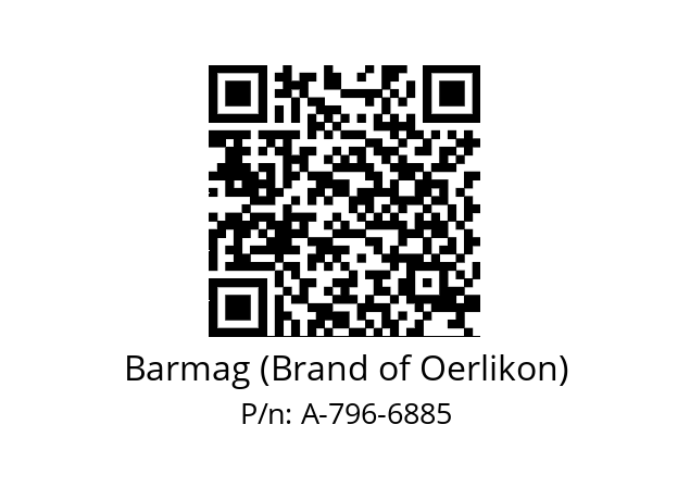   Barmag (Brand of Oerlikon) A-796-6885