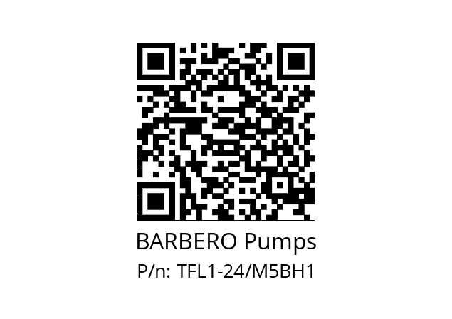   BARBERO Pumps TFL1-24/M5BH1