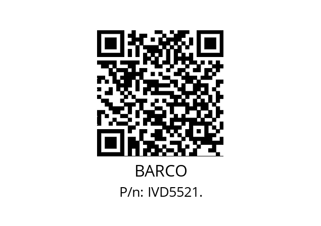   BARCO IVD5521.