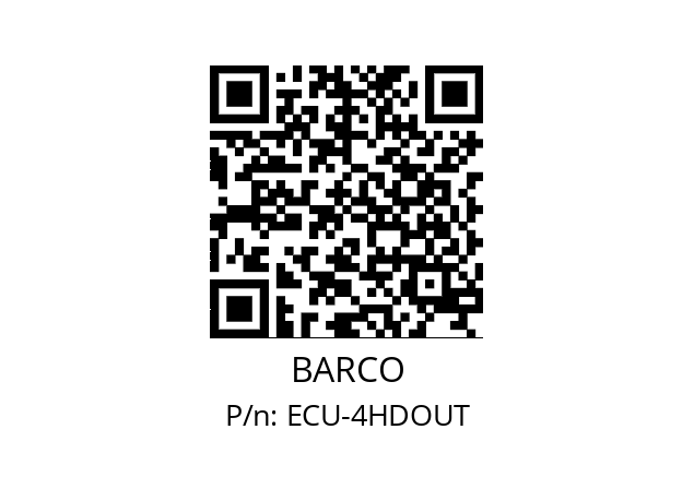   BARCO ECU-4HDOUT